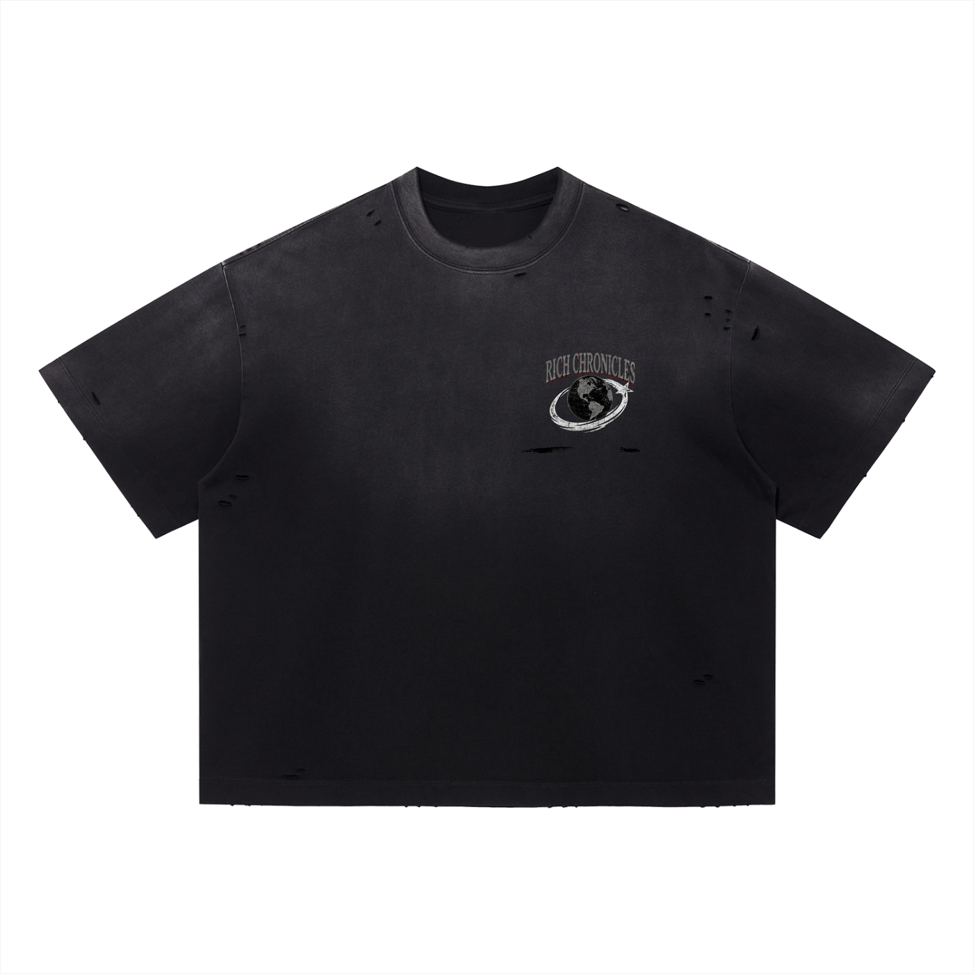 Vintage Washed Distressed World Tour T-Shirt