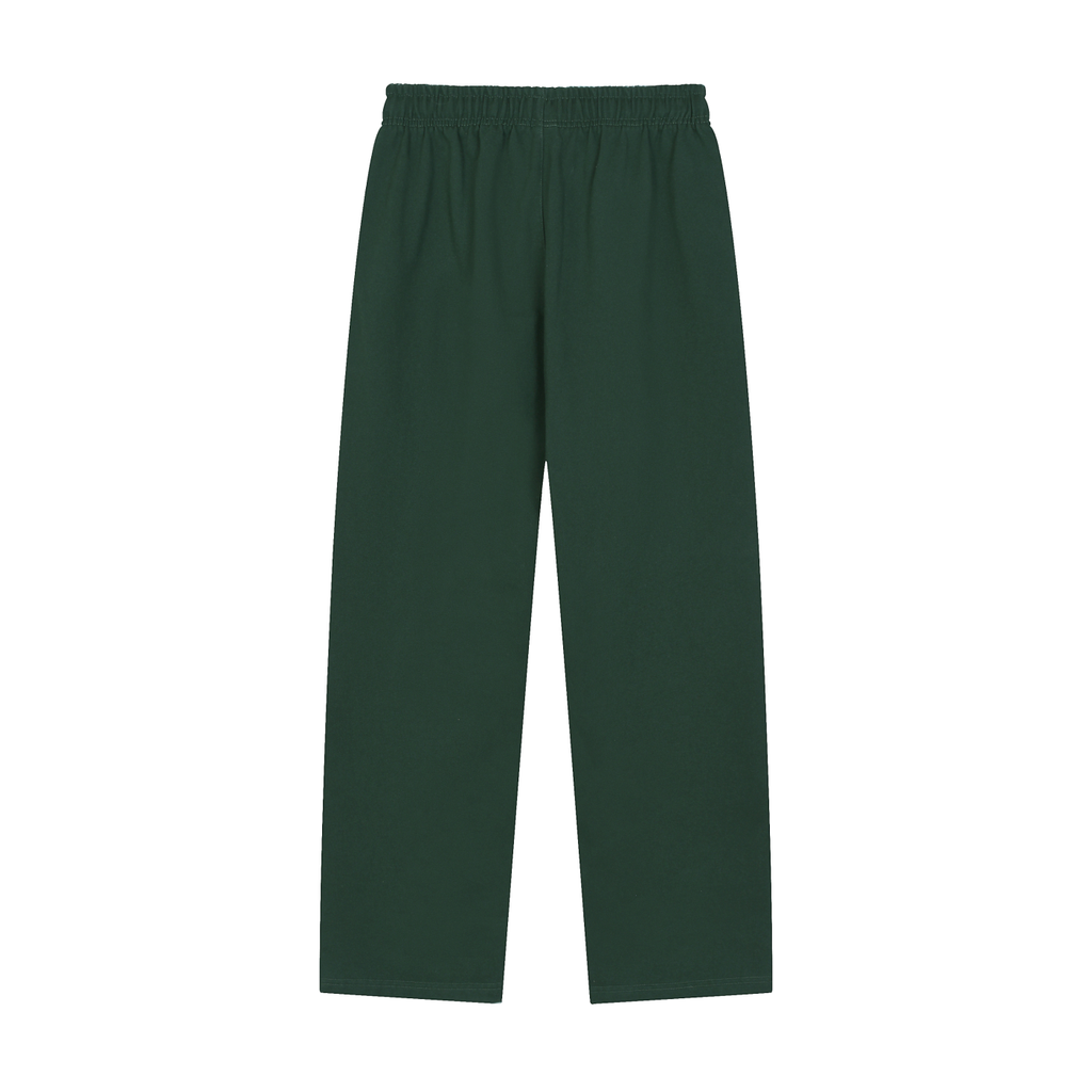 Solid Color RICH Straight-Leg Sweatpants