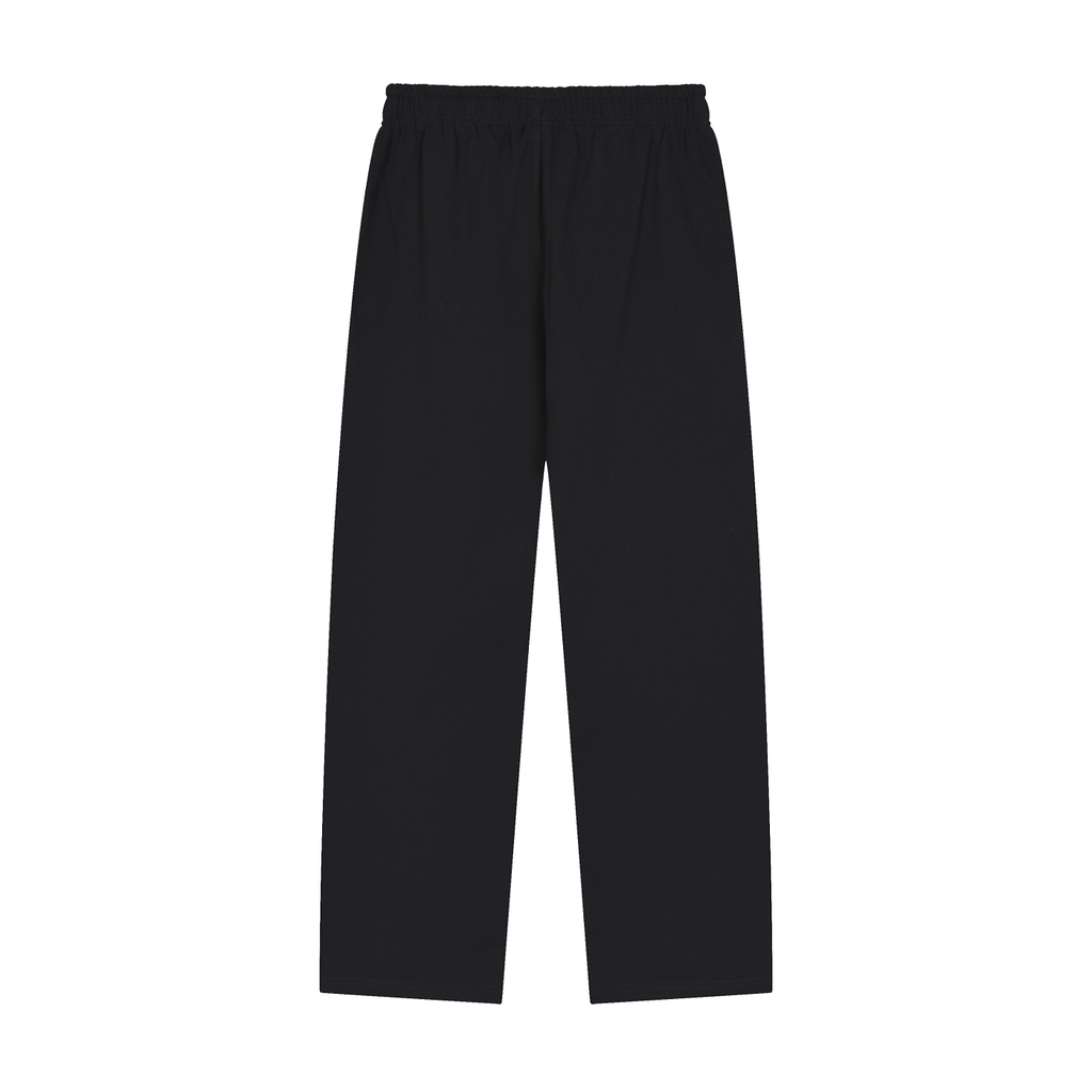 Solid Color RICH Straight-Leg Sweatpants