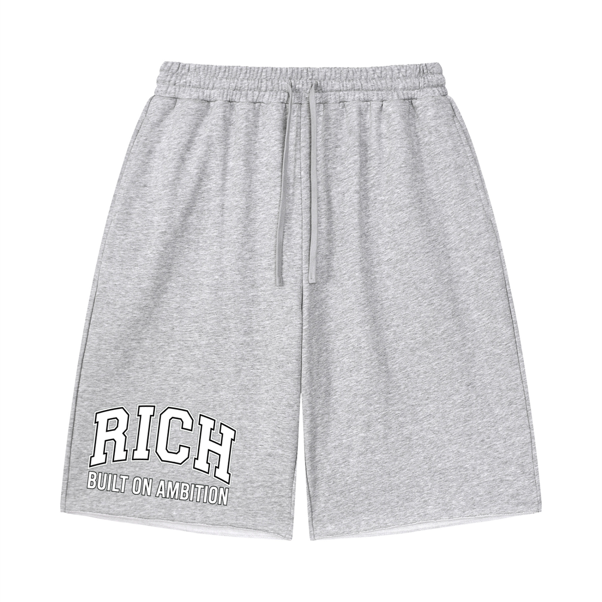 Unisex Loose RCH Raw Edge Shorts