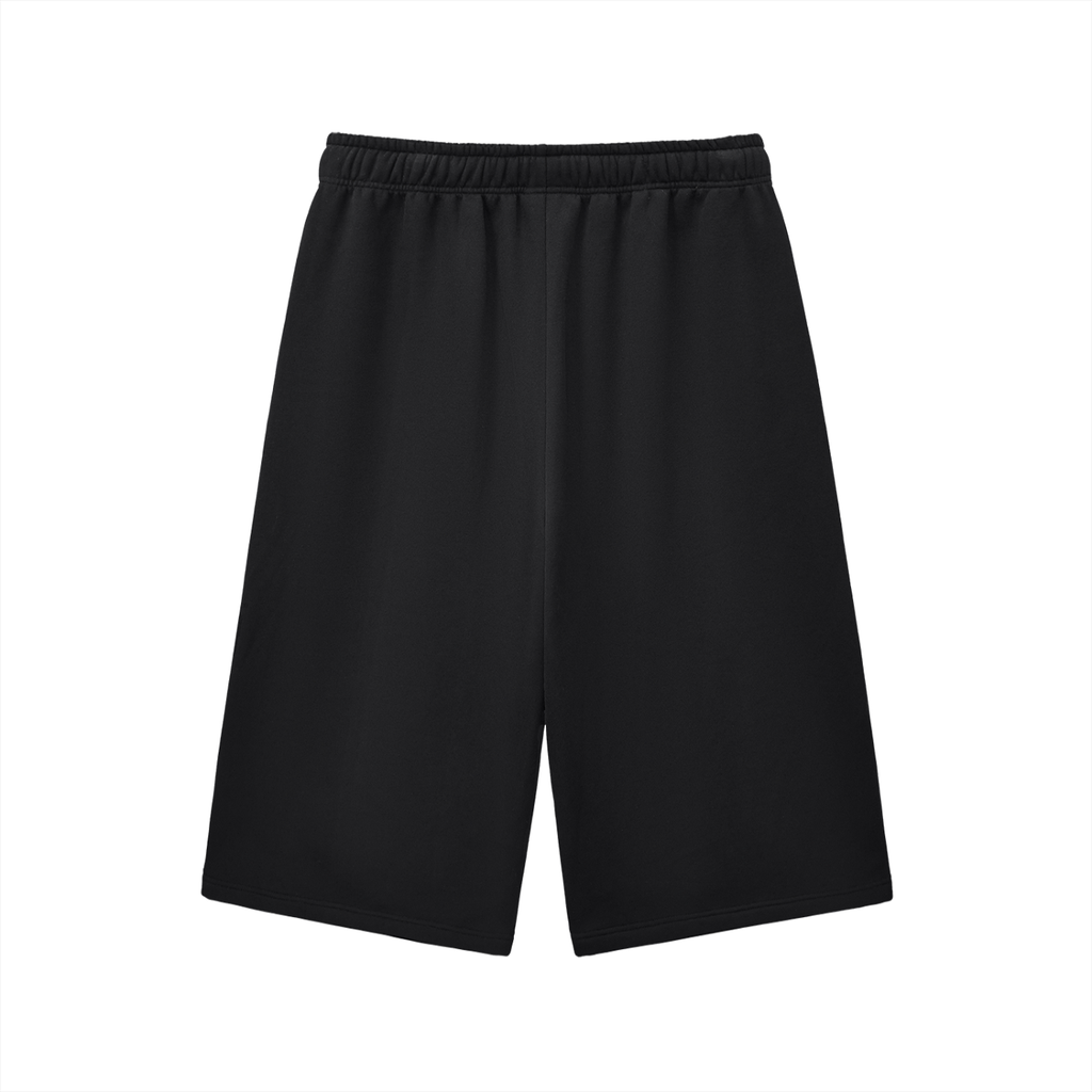 Relaxed Drawstring Three-quarter Korean Sweatpants