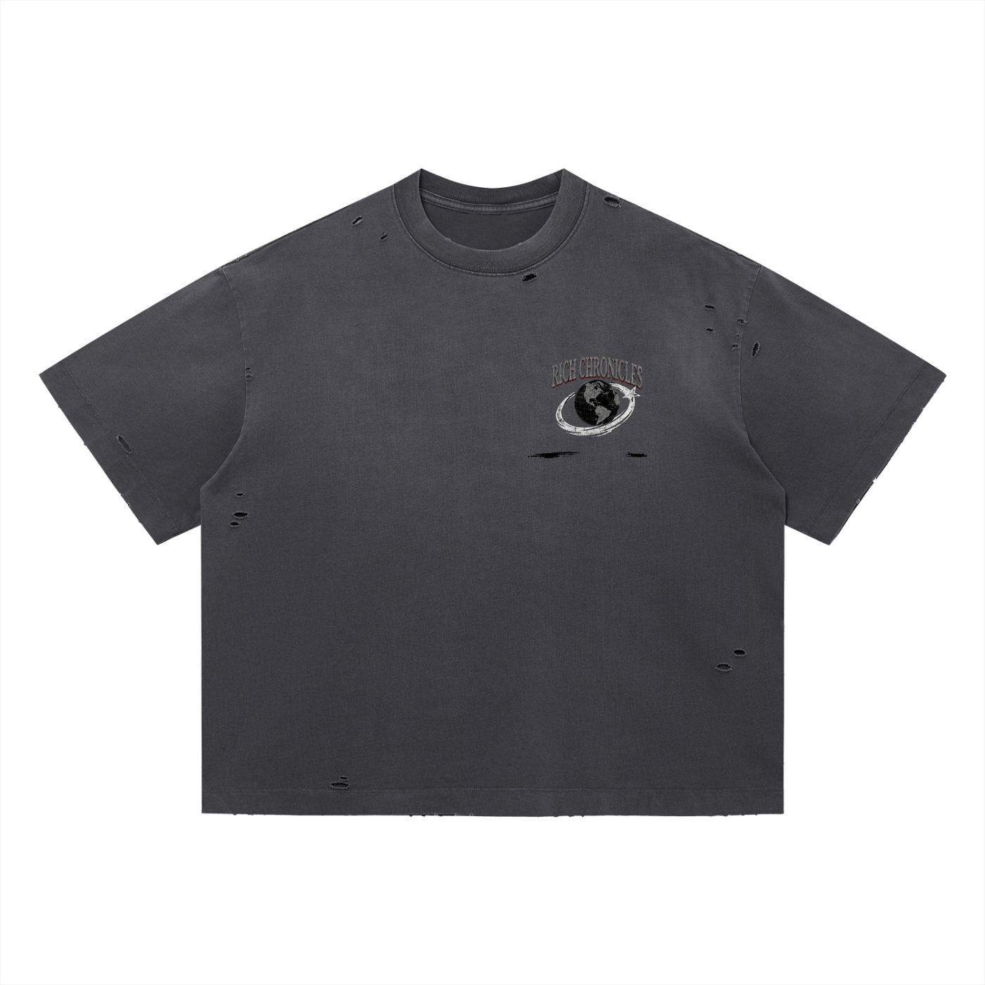 Vintage Washed Distressed World Tour T-Shirt