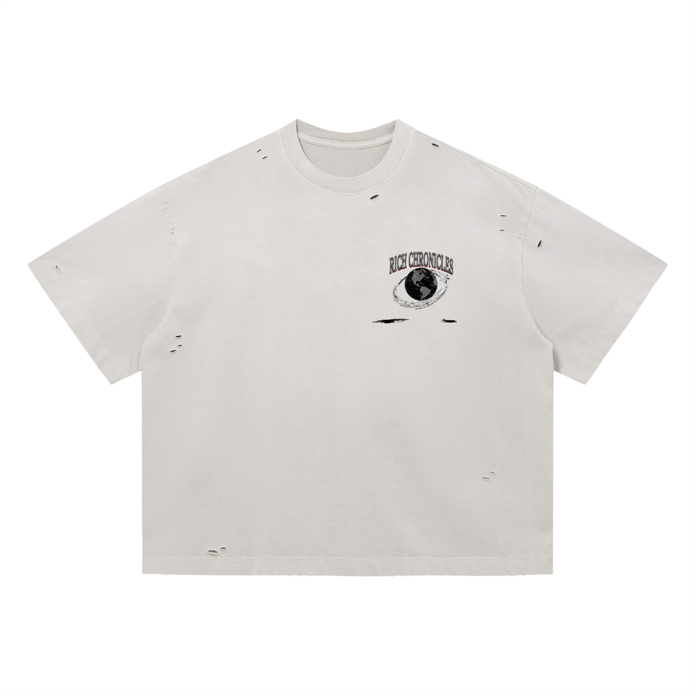 Vintage Washed Distressed World Tour T-Shirt