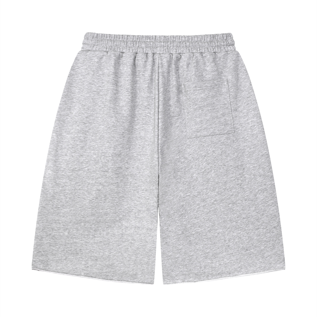 Unisex Loose RCH Raw Edge Shorts