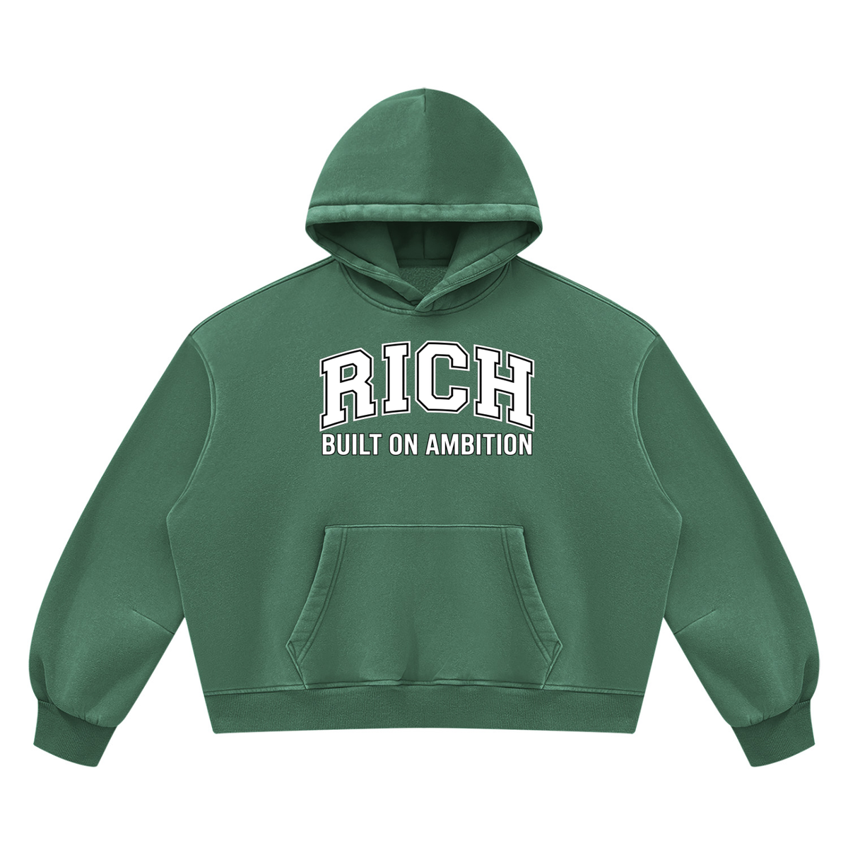 Unisex Vintage Wash Boxy Fleece Hoodie
