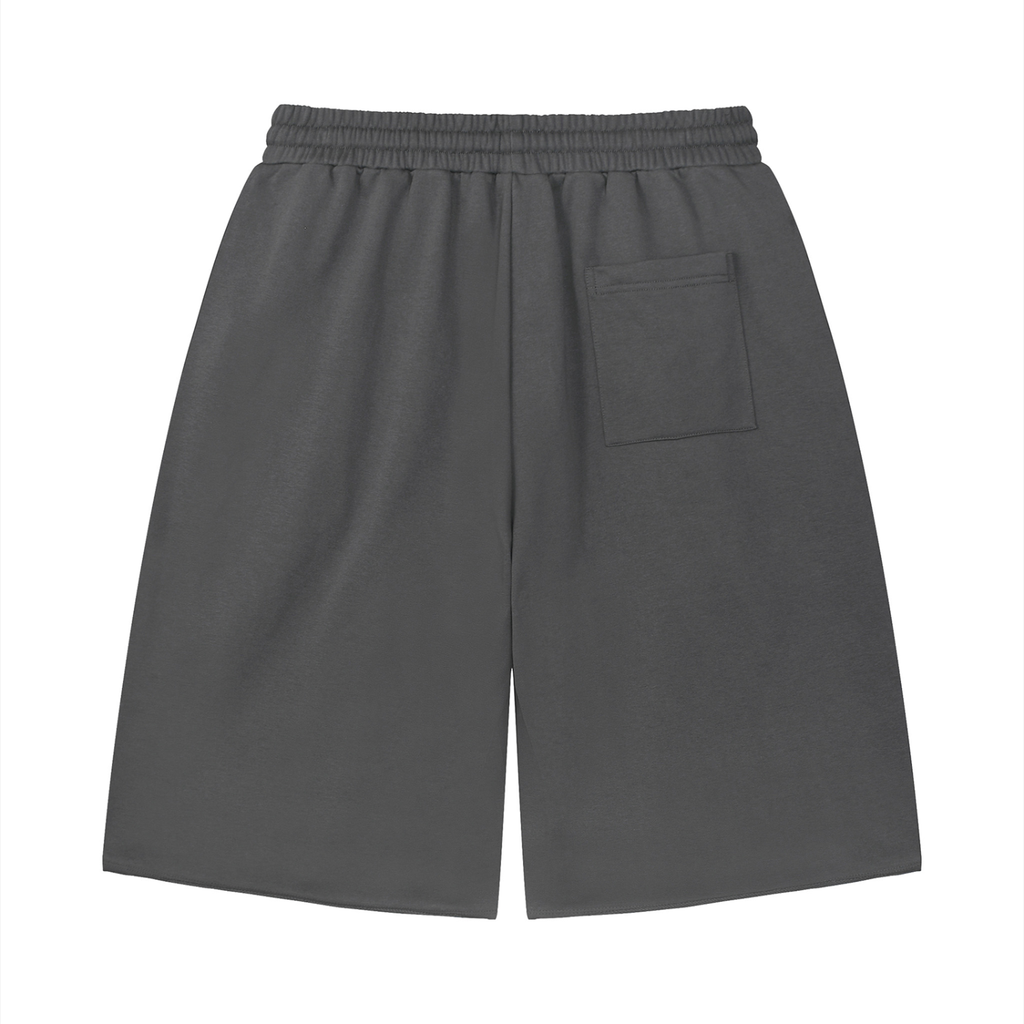 Unisex Loose RCH Raw Edge Shorts