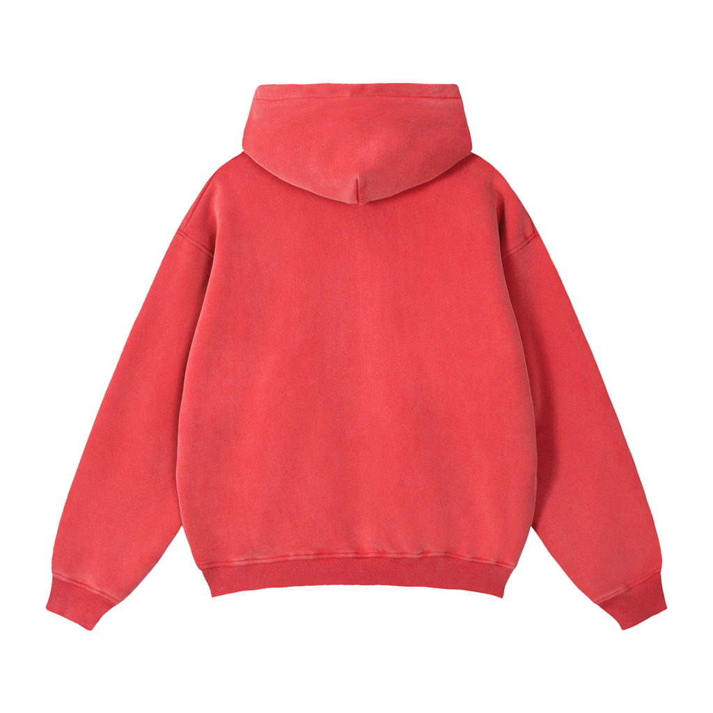Zip-Through Boxy Fleece RICH Hoodie