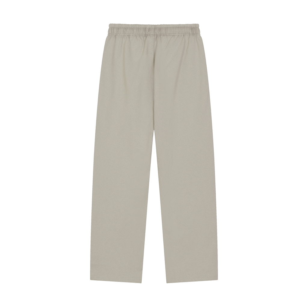 Solid Color RICH Straight-Leg Sweatpants