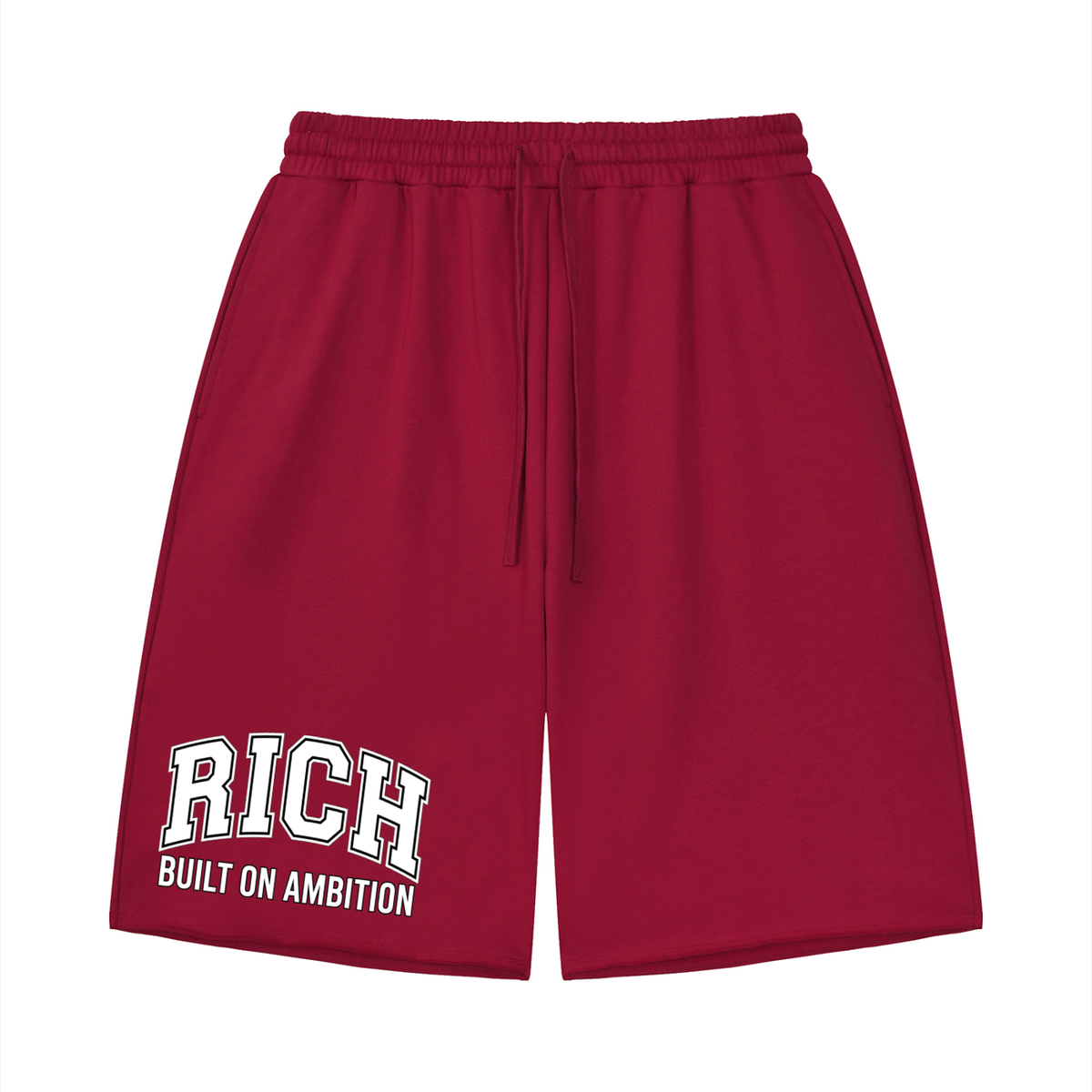 Unisex Loose RCH Raw Edge Shorts