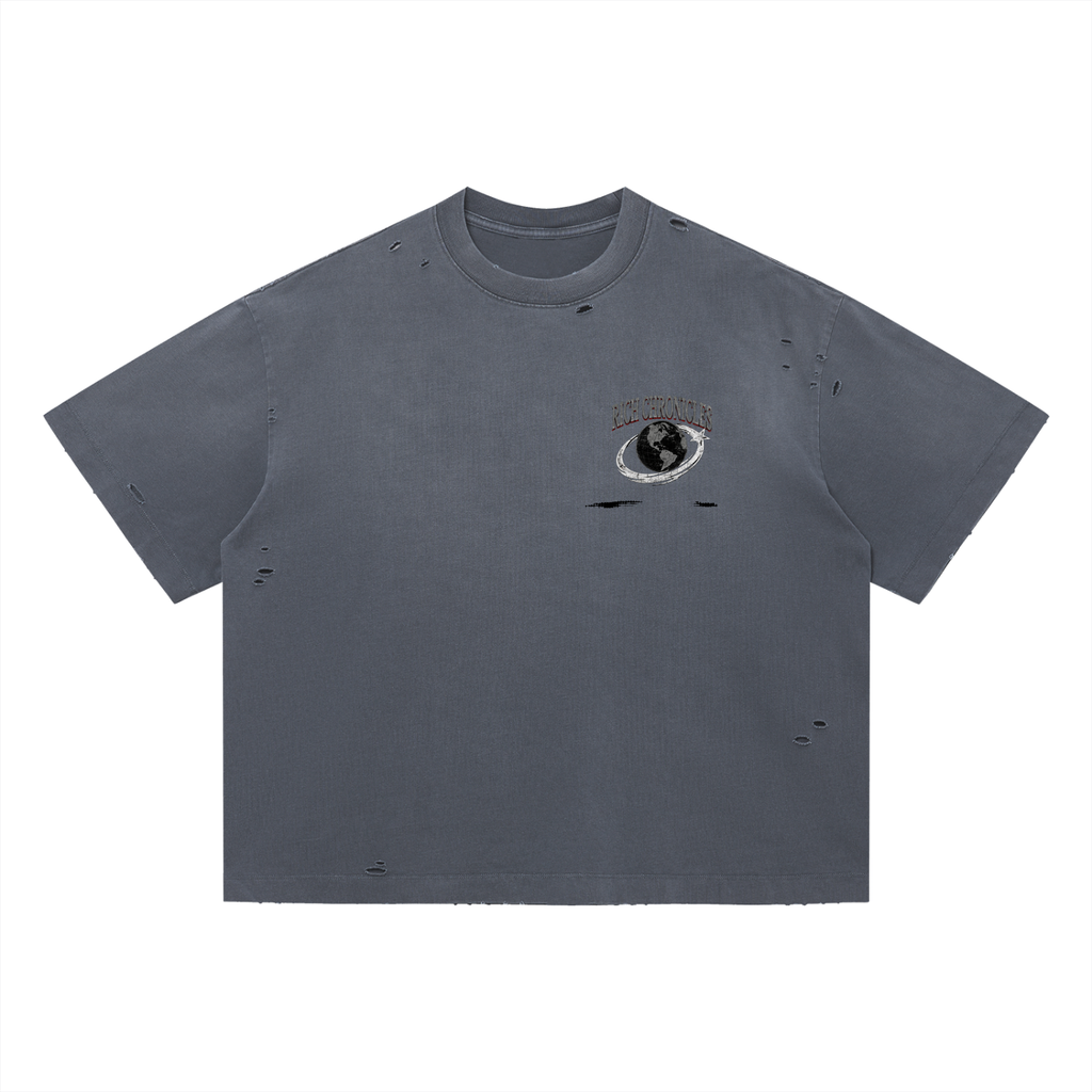 Vintage Washed Distressed World Tour T-Shirt
