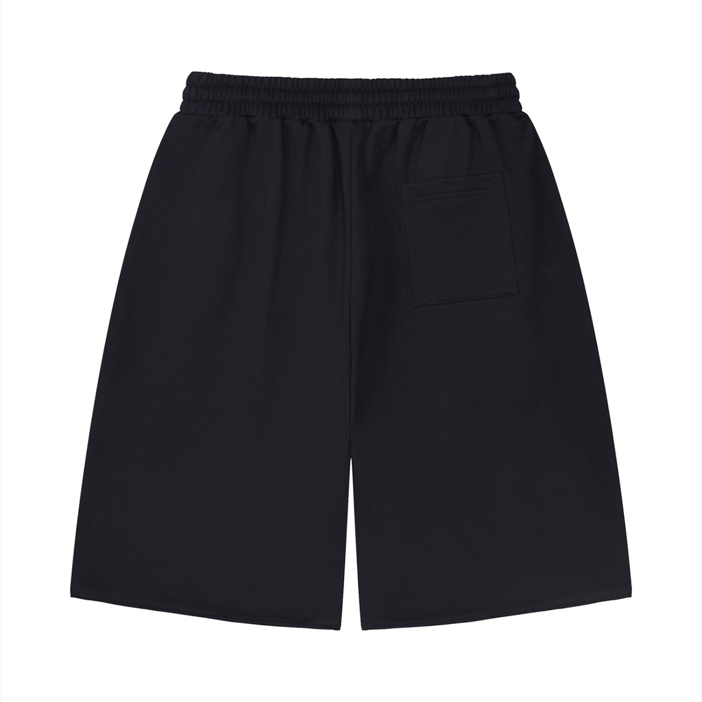 Unisex Loose RCH Raw Edge Shorts