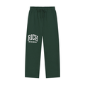 Solid Color RICH Straight-Leg Sweatpants
