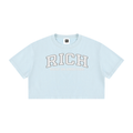 Women's Mineral Wash Cotton Crop T-Shirt