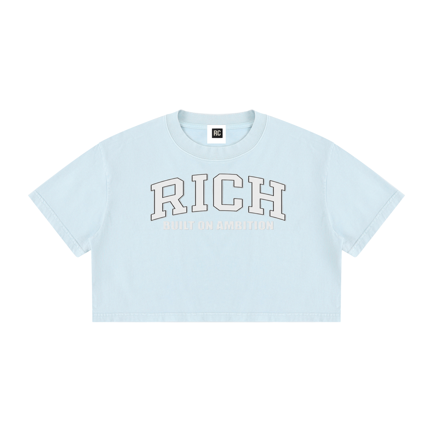 Women's Mineral Wash Cotton Crop T-Shirt