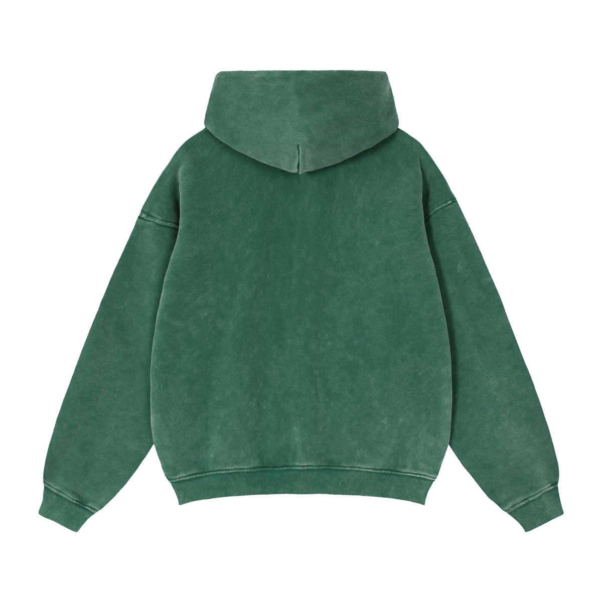 Zip-Through Boxy Fleece RICH Hoodie