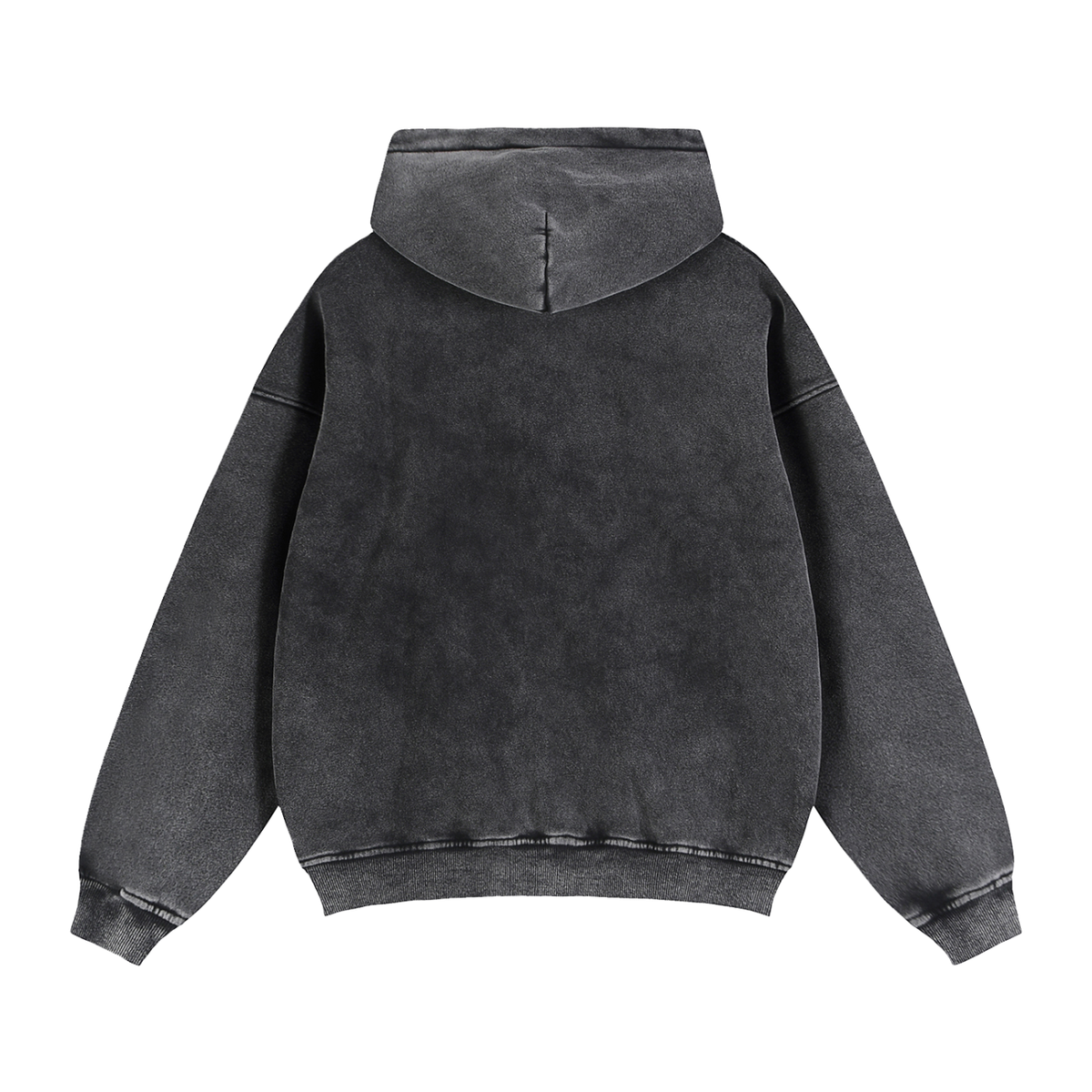 Zip-Through Boxy Fleece RICH Hoodie