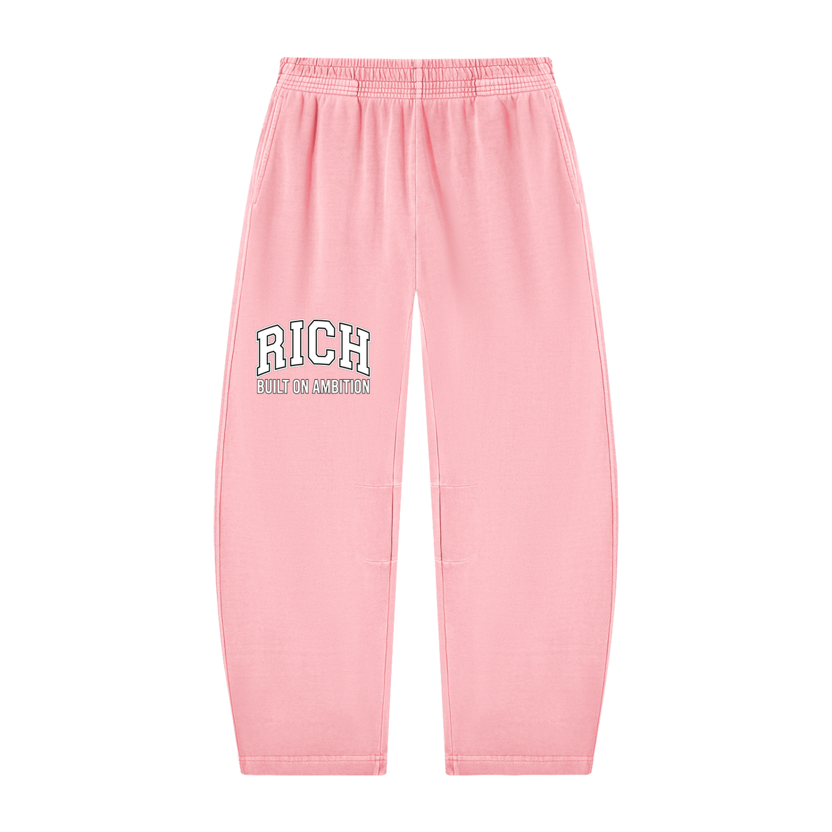 Unisex Vintage Washed Barrel Leg Sweatpants