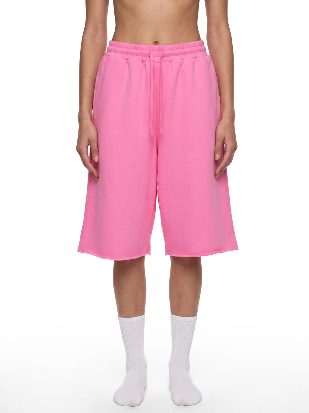 Unisex Loose RCH Raw Edge Shorts